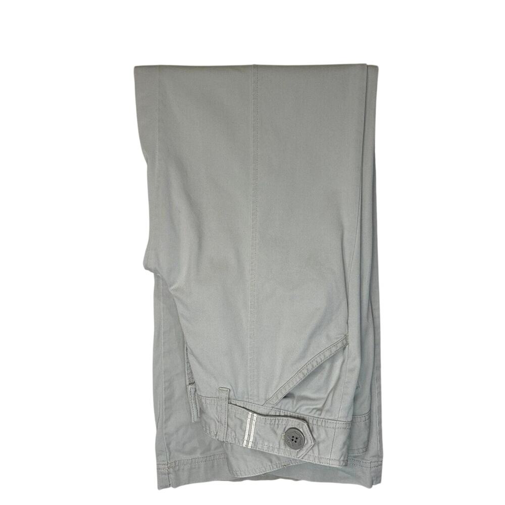 Cidra by Anthropologie Y2K Wide Leg Cotton  Khaki Pants Size 8